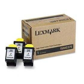 Lexmark 15M0375 - 15M0375 Ink, 3000 Page-Yield, 3/Pack, Tri-Colorlexmark 