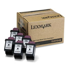 Lexmark 15M1046 - 15M1046 Ink, 6000 Page-Yield, 6/Pack, Blacklexmark 