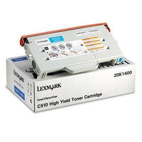 20K1400 High-Yield Toner, 6600 Page-Yield, Cyanlexmark 