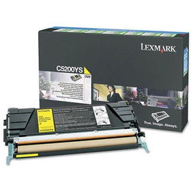 C5200YS Toner, 1500 Page-Yield, Yellowlexmark 