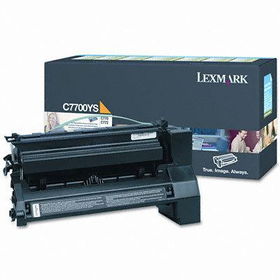 C7700YS Toner, 6000 Page-Yield, Yellowlexmark 