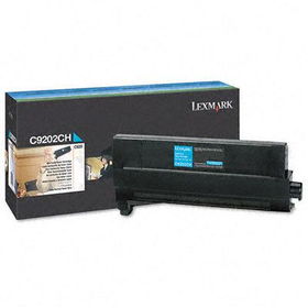 C9202CH Toner, 14000 Page-Yield, Cyanlexmark 