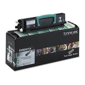 E450A11A Toner, 6000 Page-Yield, Blacklexmark 
