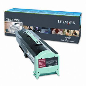 X850H21G Toner, 30000 Page-Yield, Blacklexmark 