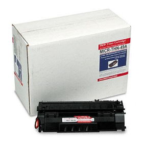 Micromicr Corporation MICRTHN49A - MICRTHN49A Compatible MICR Toner, 2500 Page-Yield, Blackmicromicr 