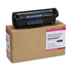 Micromicr Corporation MICRTJN012 - MICRTJN012 Compatible MICR Toner, 2000 Page-Yield, Blackmicromicr 