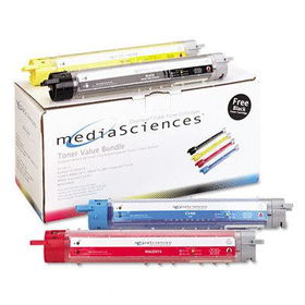 Media Sciences MS43100VB - MS43100VB Compatible High-Yield Toner, 26500 Page-Yield, 4/Pack, Assortedmedia 