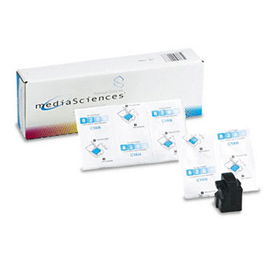 Media Sciences MS8200C5 - MS8200C5 Compatible Solid Ink Stick, 7000 Page-Yield, 5/Pack, Cyan
