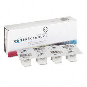 Media Sciences MS85K3 - MS85K3 Compatible Solid Ink Stick, 3000 Page-Yield, 4/Pack, Blackmedia 