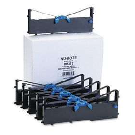 Nu-Kote BM375 - BM375 Compatible Ribbon, Blackkote 