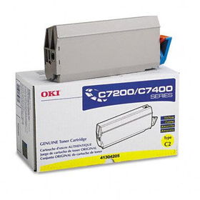 Oki 41304205 - 41304205 Toner, 10000 Page-Yield, Yellowoki 