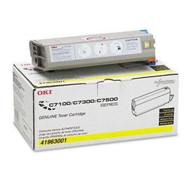 41963001 Toner (Type C4), 10000 Page-Yield, Yellowoki 