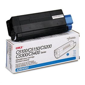 42804503 Toner (Type C6), 3000 Page-Yield, Cyanoki 