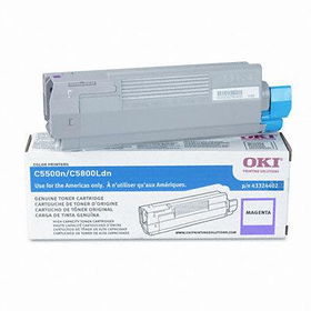 43324402 High-Yield Toner (Type C8), 5000 Page-Yield, Magentaoki 