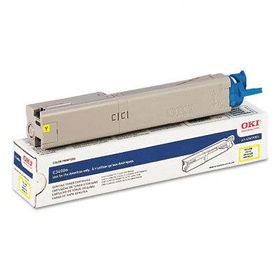 43459301 High-Yield Toner, 2000 Page-Yield, Yellowoki 