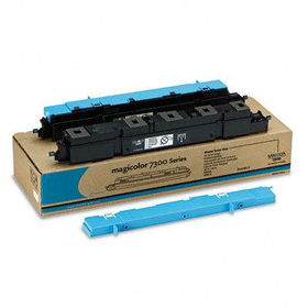 QMS Printing Solutions 1710533001 - Waste Toner Bottle for Konica Magicolor 7300 Printer, 8K Page Yield, Two per Boxqms 