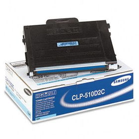 CLP510D2C Toner, 2000 Page-Yield, Cyansamsung 