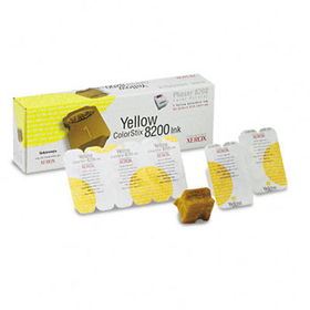 Xerox 016204700 - 016204700 Solid Ink Stick, 1400 Page-Yield, 5/Box, Yellowxerox 