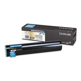 X945X2CG High-Yield Toner, 22000 Page-Yield, Cyanlexmark 