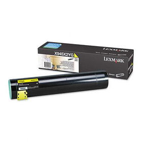 X945X2YG High-Yield Toner, 22000 Page-Yield, Yellowlexmark 