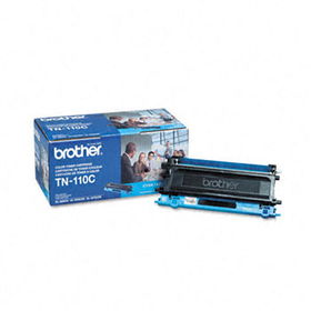 TN110C Toner, 1500 Page-Yield, Cyanbrother 