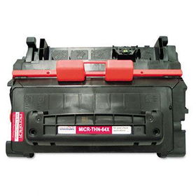 Micromicr Corporation MICRTHN64X - MICRTHN64X Compatible MICR Toner, Blackmicromicr 