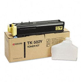 Kyocera TK502Y - TK502Y Toner, 8000 Page-Yield, Yellowkyocera 