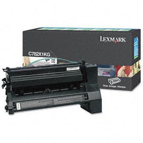 C782X1KG Extra High-Yield Toner, 15000 Page-Yield, Blacklexmark 