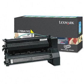 C780A1YG Toner, 6000 Page-Yield, Yellowlexmark 