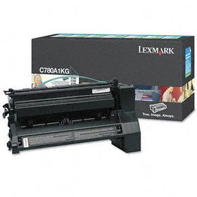 C780A1KG Toner, 6000 Page-Yield, Blacklexmark 