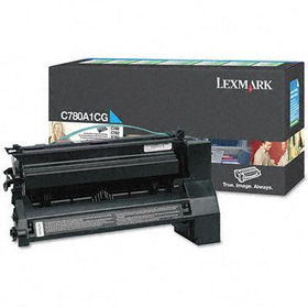 C780A1CG Toner, 6000 Page-Yield, Cyanlexmark 