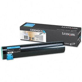 C930H2CG High-Yield Toner, 24000 Page-Yield, Cyanlexmark 