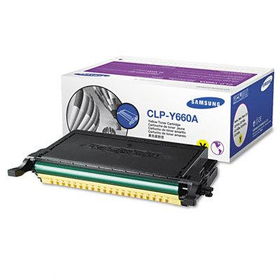 CLPY660A Toner, 2000 Page-Yield, Yellowsamsung 