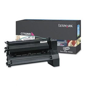 Lexmark C7702MH - C7702MH High-Yield Toner, 10000 Page-Yield, Magentalexmark 