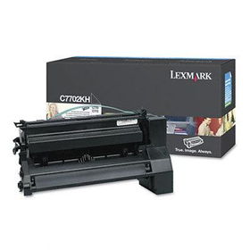 Lexmark C7702KH - C7702KH High-Yield Toner, 10000 Page-Yield, Blacklexmark 