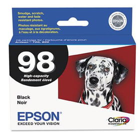 T098120 (98) Claria High-Yield Ink, 450 Page-Yield, Blackepson 