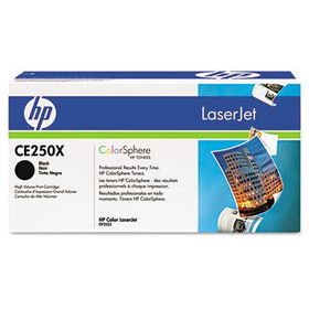 CE250X High-Yield Toner, 10500 Page-Yield, Blackhigh 