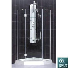 Neo Shower Enclosure-Chromeneo 