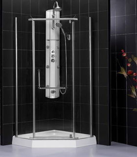 Horizon Shower Enclosure-Chrome