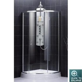 CRYSTAL Shower Enclosure-Chrome