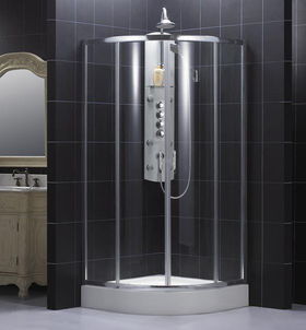 SECTOR Shower Enclosure-Chrome