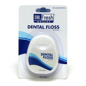 Dr. Fresh Dental Floss Waxed Case Pack 12