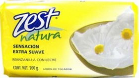 Zest Bar Soap- Manzanilla Con Leche Case Pack 72