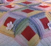Posey Parade  Twin Quilt
