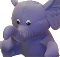 Cool Collection Pillows Elephant Shaed Pillow Color: Purple