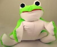 Cool Frog Bead Pillows Green Frog Shaped Pillow