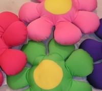 Flower Beaded Pillow Sports Ball Color: Pink Flowerflower 