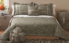 Army Bootcamp Full / Queen Comforter With 2 Shams