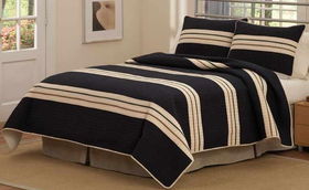 Cadet Navy Twin Quilt with Pillow Shamcadet 