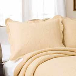 French Tile Standard Sham Gold